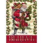 Gold Petites Believe In Santa Counted Cross Stitch Kit (image for) Gold Petites Believe In Santa Counted Cross Stitch Kit